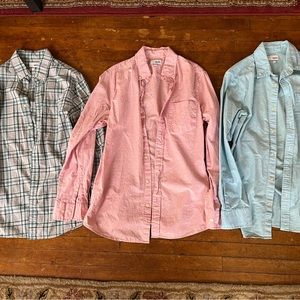 BUNDLE - 3 Sonoma Men’s Button Down Shirts - SMALL
